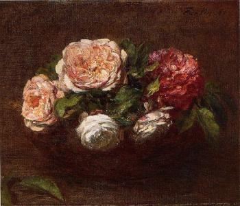 Henri Fantin-Latour : Roses VII